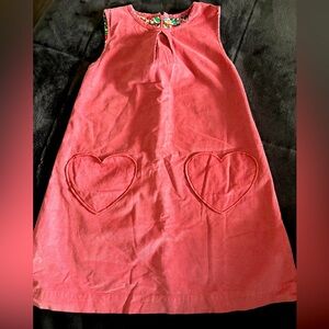 Mini Boden purple/pink corduroy dress 7